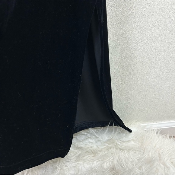 Caribou New York black velvet whimsigoth witchy maxi dress size: XL - Picture 7 of 8